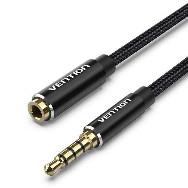 【特価セール】VENTION コットン編み TRRS 3.5mm Audio 延長ケーブル 4極 オス - メス イヤホン ヘッド