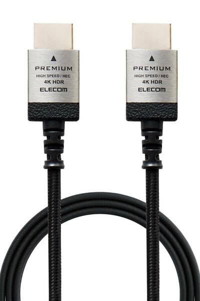 【在庫処分】18Gbps アルミコネクタ ARC Cable規格認証済み】 HDMI HDMI 【Premium 4K・2K 黒 