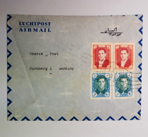 イラン 古い 封書 3枚 ◆m-183 ◆送料無料