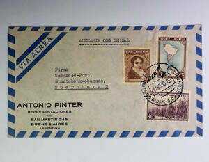 アルゼンチン 外国 古い封書 3枚 ◆k-604 ◆送料無料