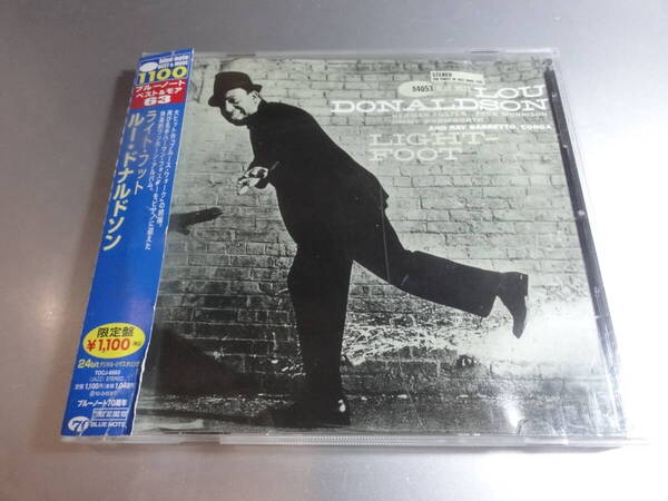 LOU DONALDSON ルー・ドナルドソン LIGHT FOOT 帯付き国内盤 24Bitリマスター