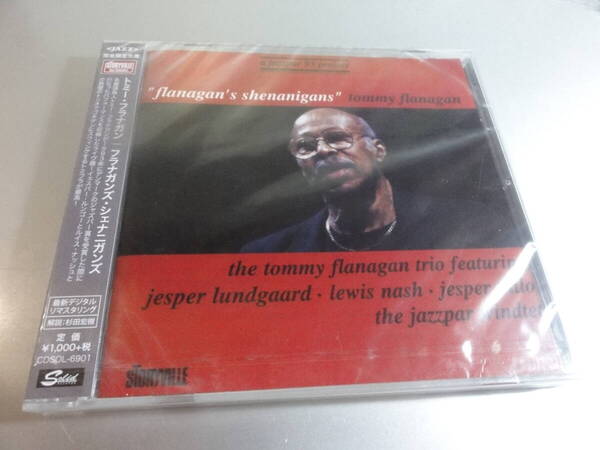 TOMMY FLANAGAN トミー・フラナガン FLANAGANS SHENANIGANS 帯付き国内盤 24Bitリマスター 新品未開封シュリンク付き
