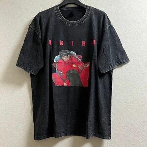 AKIRA ビンテージ加工 Tシャツ アニメ映画 新品未使用 半袖