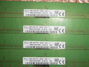  動作品　SKkynix DDR4-PC2666V 8GB×4枚=32GB