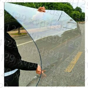 透明アクリル板 ポリカーボネートプラスチックシート 厚さ1.2mmの屋外キャノピーサンパネル 庭の温室用防水PC耐久ボード (1.0x9m)