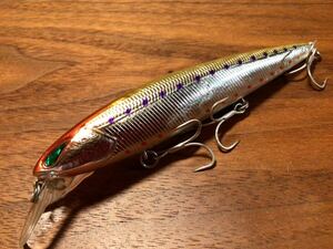 ★美品★NORIES ノリーズ LAYDOWN MINNOW MID 110SP レイダウンミノーMID 110SP“サスペンド”「クラウンブリーディングシャッド」