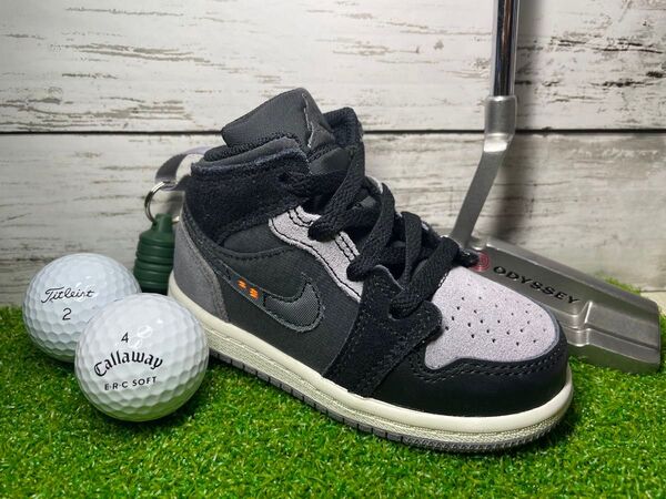 新品 超激レア スニーカー型パターカバー NIKE JORDAN 1 MID craft グレー系 ゴルフ パターカバー