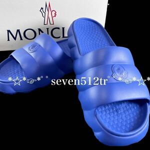  подлинный товар новый товар 50995288 MONCLER Moncler /44( Япония 29cm соответствует ) супер популярный сандалии LILO/ редкостный большой . sho flat игрок "надеты" модель 