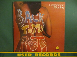 ★ Solomon Burke ： Back To My Roots LP ☆ (( New Jersey All Platinum / 「Over And Over」収録 / 落札5点で送料当方負担