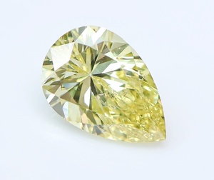 [100 jpy ~]0.496ct natural diamond FANCY YELLOW( natural color )SI2 PS cut 