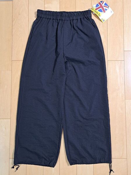 HK WORKS LONDON ワイドパンツ 黒 2way パンツ ワイド ボトムス M ウエストゴム コシノヒロコ 新品 タグ付