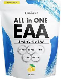 レモン 620g オールインワンEAA BCAA クレアチン グルタミン クエン酸 HMB [レモン風味] アンビーク 必