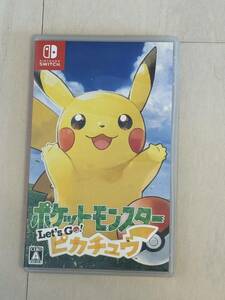  Pocket Monster Pikachu let's go- Pikachu soft Switch Nintendo