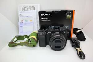 [ new goods unused goods ]SONYα6400 power zoom lens kit ILCE-6400L / 5 years maker with guarantee 