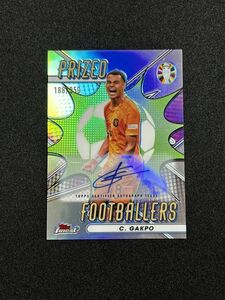 【350枚限定】 Cody Gakpo 直筆サインカード 2023 Topps Finest UEFA Refractor Auto コーディ・ガクポ Netherlands Liverpool *説明必読