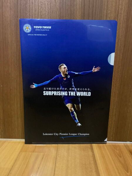 サッカー 英プレミアリーグ クリアファイル! TOYOタイヤ 非売品