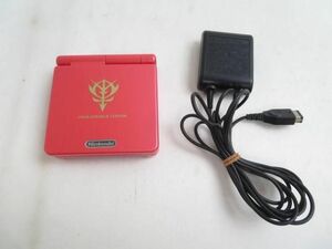 【同梱可】中古品 ゲーム ゲームボーイアドバンス 本体 AGS-001 シャア専用カラー 充電器付き