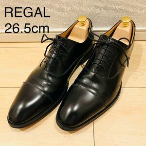 REGAL リーガル ストレートチップ ブラック 黒 811R 日本製 内羽根 ビジネスシューズ 革靴 
