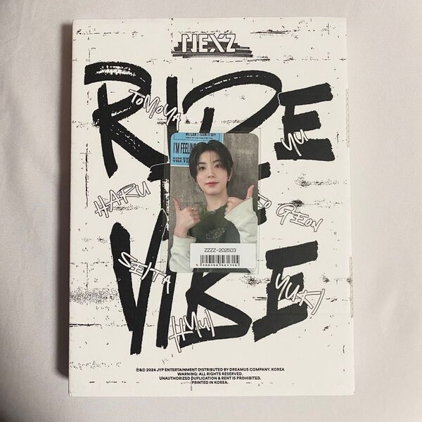 NEXZ ネクスジ ユウキ アルバム RidetheVibe 通常盤 Vibe 店舗特典 トレカ セット プレオーダー特典