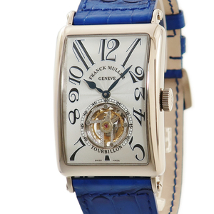 【3年保証】 フランクミュラー インペリアル トゥールビヨン 1200T K18WG無垢 角型 ギヨシェ ビザン数字 手巻き メンズ 腕時計