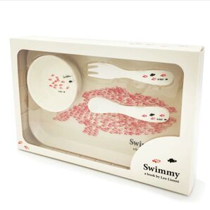 レオレオニ メラミンセット SWIMMY 802057 ベビー用品 食器 スプーン フォーク スイミー