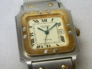 TECHNOS Orrery quarts wristwatch TOL0035 Tecnos o-laliUSED