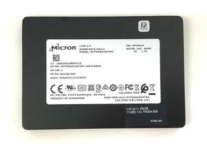 K6060637 Micron SATA 256GB 2.5インチ SSD 1点【中古動作品】