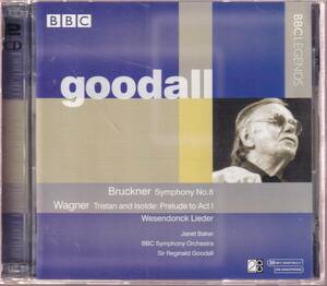 英BBC LEGENDS(廃盤)グッドール&BBCso.ベイカー(S)/ブルックナー:交響曲第8番,ワーグナー:トリスタン,ヴィーゼンドンクの歌(2CD)