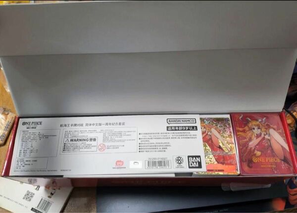 ワンピースカードゲーム1周年記念限定ボックス　ナミ　シリアル　カード付き　中国語
