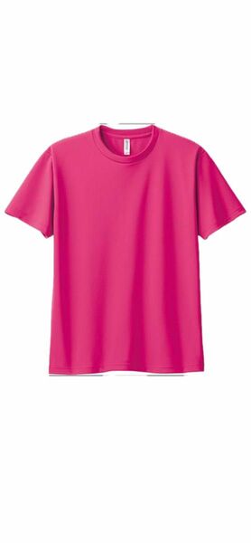 Tシャツ ポリエステル100% ピンク Mサイズ