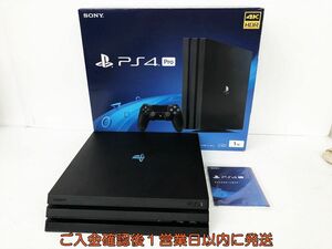 【1円】PS4Pro 本体/箱 セット 1TB ブラック SONY PlayStation4 Pro CUH-7200B 初期化済 未検品ジャンク DC10-419jy/G4