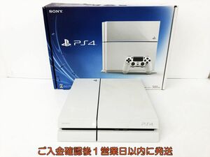[1 jpy ]PS4 body / box set 500GB white SONY PlayStation4 CUH-1100A the first period . settled not yet inspection goods Junk PlayStation 4 DC04-175jy/G4