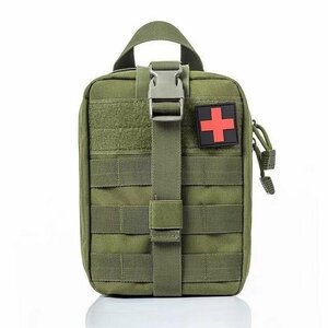  medical care bag medical pouch Molle system correspondence waterproof urgent pouch first aid kit first-aid bag Survival disaster prevention goods green 