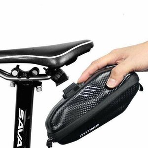 サドルバッグ ストラップ式 自転車バッグ シートバッグ 容量拡張 耐水性　耐用　反射テープ　テールライトハンガー付き