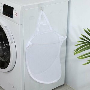  Land Reebok s bag laundry basket laundry basket .. basket square type folding storage box white 