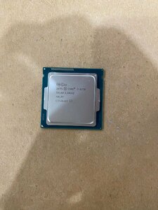 # junk #Intel Core i7-4770 CPU operation not yet verification C474