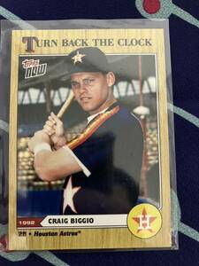 ビジオ Topps Now RTOD MLB Craig Biggio アストロズ 野球 トレカ カード パラレル キャバン ビジオ 
