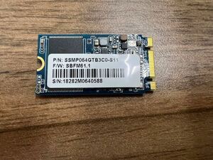 M.2 SSD новый товар не использовался #Phison SSMP064GTB3C0-S11 64GB SATA6G 2242