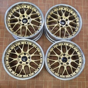 深リム　Weds　Kranze　17インチ　7J+35　5H-114.3　中古