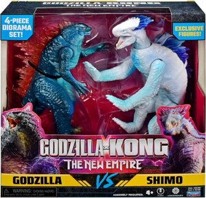 プレイメイツ ゴジラ x コング 新たなる帝国 ゴジラ VS シモ フィギュア GODZILLA x KONG: THE NEW EMPIRE GODZILLA VS SHIMO