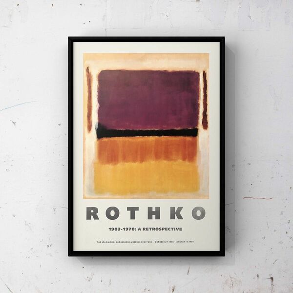 【Mark Rothko】マーク・ロスコ・アートポスター 3