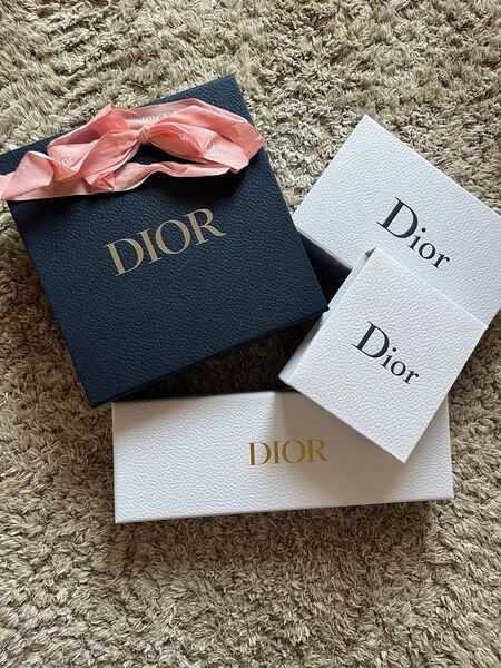 Dior ショッパー 紙袋 空箱 リボン