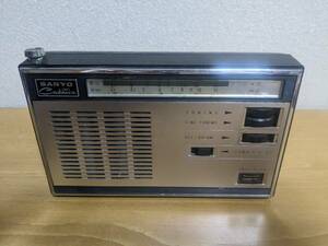 【動作未確認・現状品】SANYO CADNICA サンヨー トランジスタラジオ8S-P25A