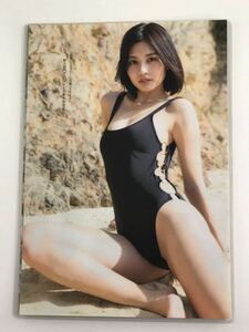 [150μフィルム厚手ラミネート加工］　林ゆめ　御寺ゆき5ページ　雑誌の切り抜き　ハイレグ水着　下着ランジェリー　グラビアン