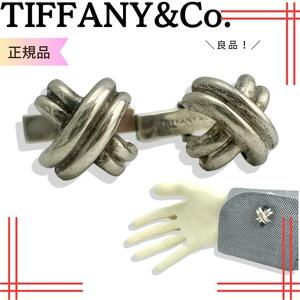  Tiffany TIFFANY&Co. запонки signature Cross Vintage унисекс запонки серебряный 925