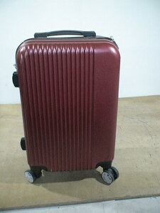 5761　赤　軽量　TSAロック付　鍵付　スーツケース　キャリケース　旅行用　ビジネストラベルバック