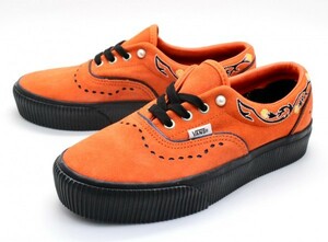 VANS Vans 24cmela платформа ERA жемчуг orange кожа кожа черный вышивка USA план новый товар обувь обувь *9c88