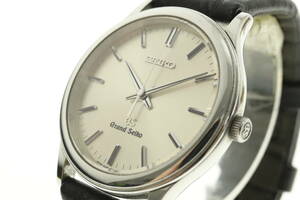 LVSP6-6-13 7T062-13 Grand Seiko GS wristwatch 8J55-0A10 round quartz approximately 37g men's silver face silver Junk 