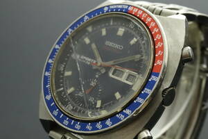 LVSP6-6-9 7T062-9 SEIKO セイコー 腕時計 6139-6000 スピードタイマー ペプシベゼル 自動巻き 約102g メンズ シルバー 動作品 中古