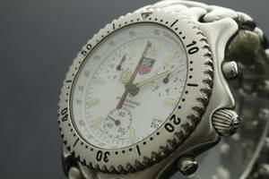 LVSP6-6-8 7T062-8 TAG HEUER タグホイヤー 腕時計 CG1112-0 セル プロフェッショナル デイト クォーツ 約127g メンズ シルバー ジャンク